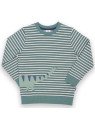 kite kids - Bio Kinder Sweatshirt mit Dinosaurier-Applikation und Streifen