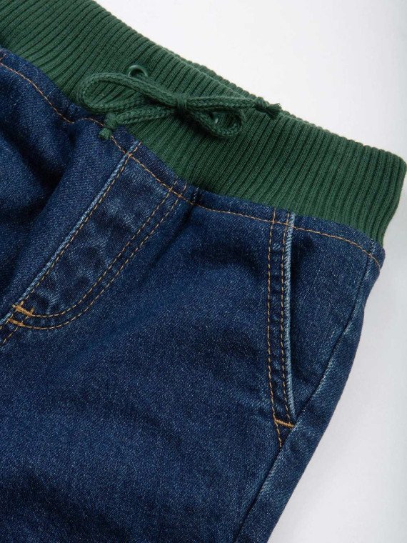 kite kids - Bio Kinder Jeans mit Softbund, grün