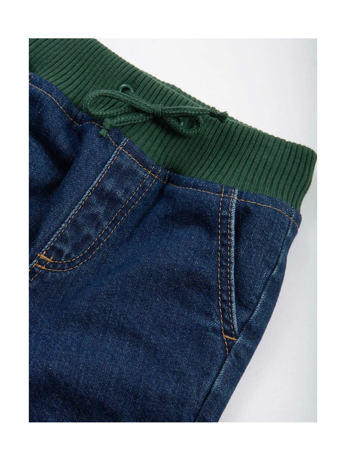kite kids - Bio Kinder Jeans mit Softbund, grün