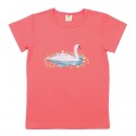 Walkiddy - Bio Kinder T-Shirt mit Schwan-Druck
