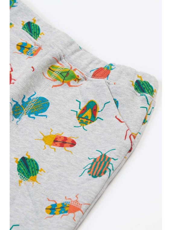 frugi - Bio Kinder Sweathose "Malpas" mit Käfer-Allover
