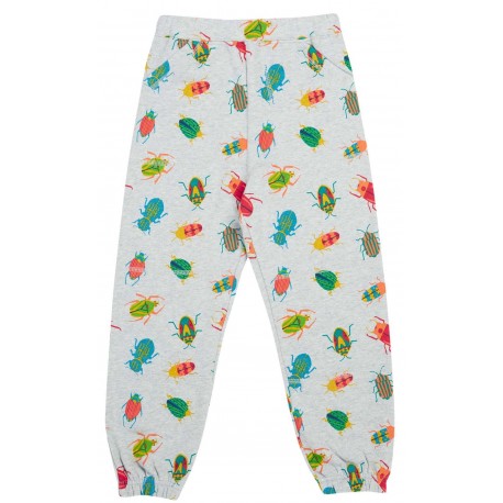 frugi - Bio Kinder Sweathose "Malpas" mit Käfer-Allover