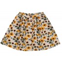 Walkiddy - Bio Kinder Musselin Rock mit Sonnenblumen-Allover