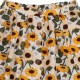 Walkiddy - Bio Kinder Musselin Rock mit Sonnenblumen-Allover
