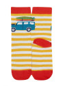 frugi - Bio Kinder Strümpfe 3er-Pack "Rock my Socks" mit Krokodilen und Auto