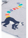 frugi - Bio Kinder T-Shirt "Carsen" mit Lemuren-Applikation