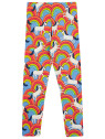 frugi - Bio Kinder Leggings "Leona" mit Regenbogen/Pferde-Allover