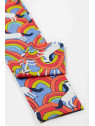 frugi - Bio Kinder Leggings "Leona" mit Regenbogen/Pferde-Allover