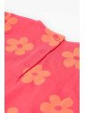frugi - Bio Kinder Jersey Kleid "Little Lola" mit Pferde-Applikation und Blumen-Allover