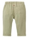 People Wear Organic - Bio Baby Musselin Hose mit Taschen, olivgrün