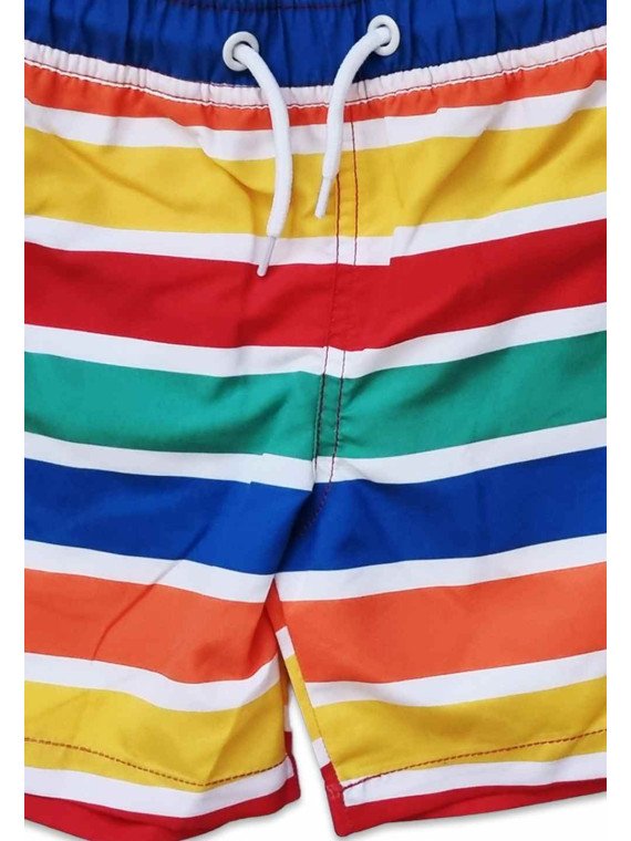 Toby tiger - Kinder Badeshorts mit Streifen, UPF 50+