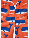 Toby tiger - Kinder Badeshorts mit Wal-Allover, UPF 50+