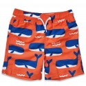 Toby tiger - Kinder Badeshorts mit Wal-Allover, UPF 50+