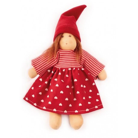 Nanchen Natur - Bio Baby Schmusepuppe "Zwerg Frieda" 25cm