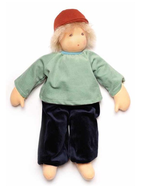 Nanchen Natur - Bio Schmusepuppe "Pepe" 38cm