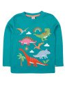 frugi - Bio Kinder Langarmshirt "FRUGI-Adventure" mit Dinosaurier-Applikation