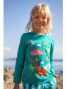 frugi - Bio Kinder Langarmshirt "FRUGI-Adventure" mit Dinosaurier-Applikation