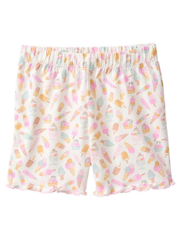 People Wear Organic - Bio Kinder Schlafanzug kurz mit Eis-Druck