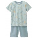 People Wear Organic - Bio Kinder Schlafanzug kurz mit Surfer-Druck