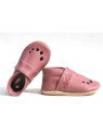 Wilde 10  - Bio Baby Lederschuhe "My first summer", altrose