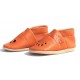 Wilde 10 - Bio Baby Lederschuhe "My first summer", calvados