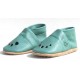 Wilde 10 - Bio Baby Lederschuhe "My first summer", distel
