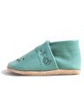 Wilde 10  - Bio Baby Lederschuhe "My first summer", distel