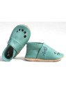 Wilde 10  - Bio Baby Lederschuhe "My first summer", distel