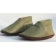 Wilde 10 - Bio Baby Lederschuhe "Brownie mit Branding", olive