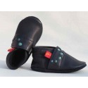 Wilde 10 - Bio Baby Lederschuhe "Navy"