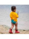 Little Green Radicals - Baby Schwimmwindel mit Regenbogen-Allover, UPF 50+