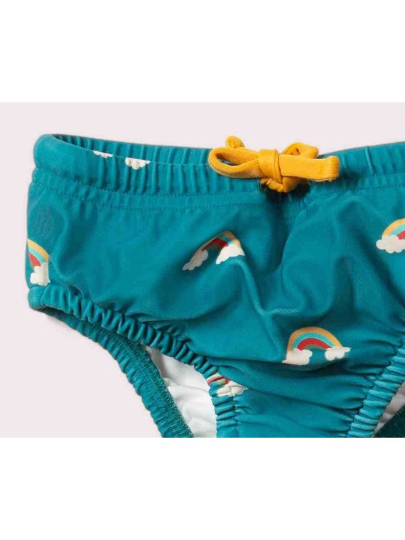 Little Green Radicals - Baby Schwimmwindel mit Regenbogen-Allover, UPF 50+