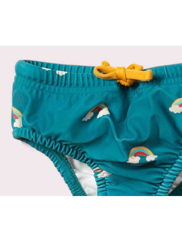 Little Green Radicals - Baby Schwimmwindel mit Regenbogen-Allover, UPF 50+