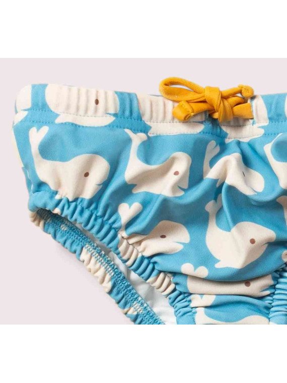 Little Green Radicals - Baby Schwimmwindel mit Wal-Allover, UPF 50+