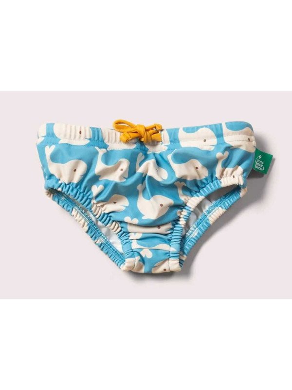 Little Green Radicals - Baby Schwimmwindel mit Wal-Allover, UPF 50+