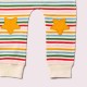 Little Green Radicals - Bio Kinder Jersey Hose mit Streifen und Sternen-Patches