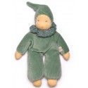 Nanchen Natur - Bio Baby Schmusepuppe "Nani" 30cm, mint