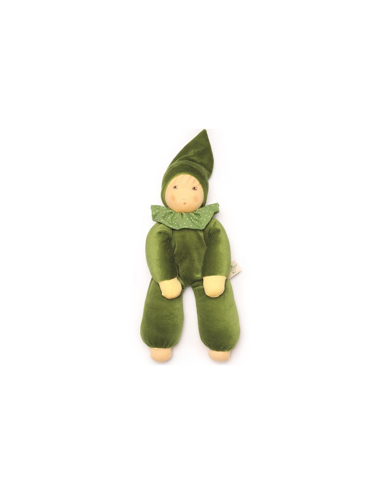 Nanchen Natur - Bio Baby Schmusepuppe "Nani" 30cm, mint
