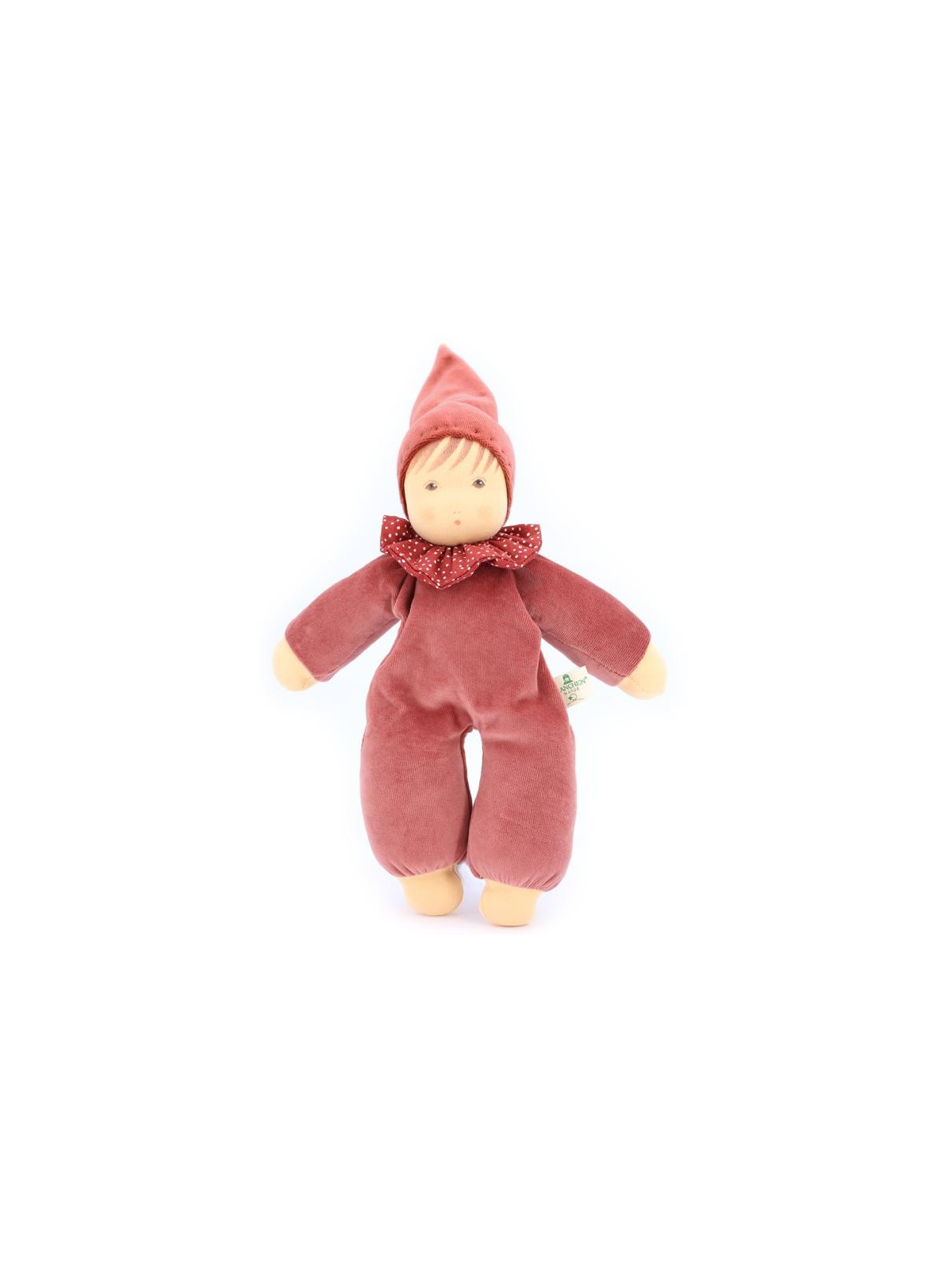 Nanchen Natur - Bio Baby Schmusepuppe "Nani" 30cm, waldgrün