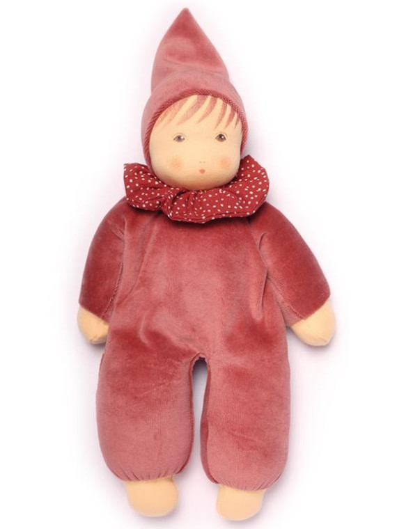 Nanchen Natur - Bio Baby Schmusepuppe "Nani" 30cm, waldgrün