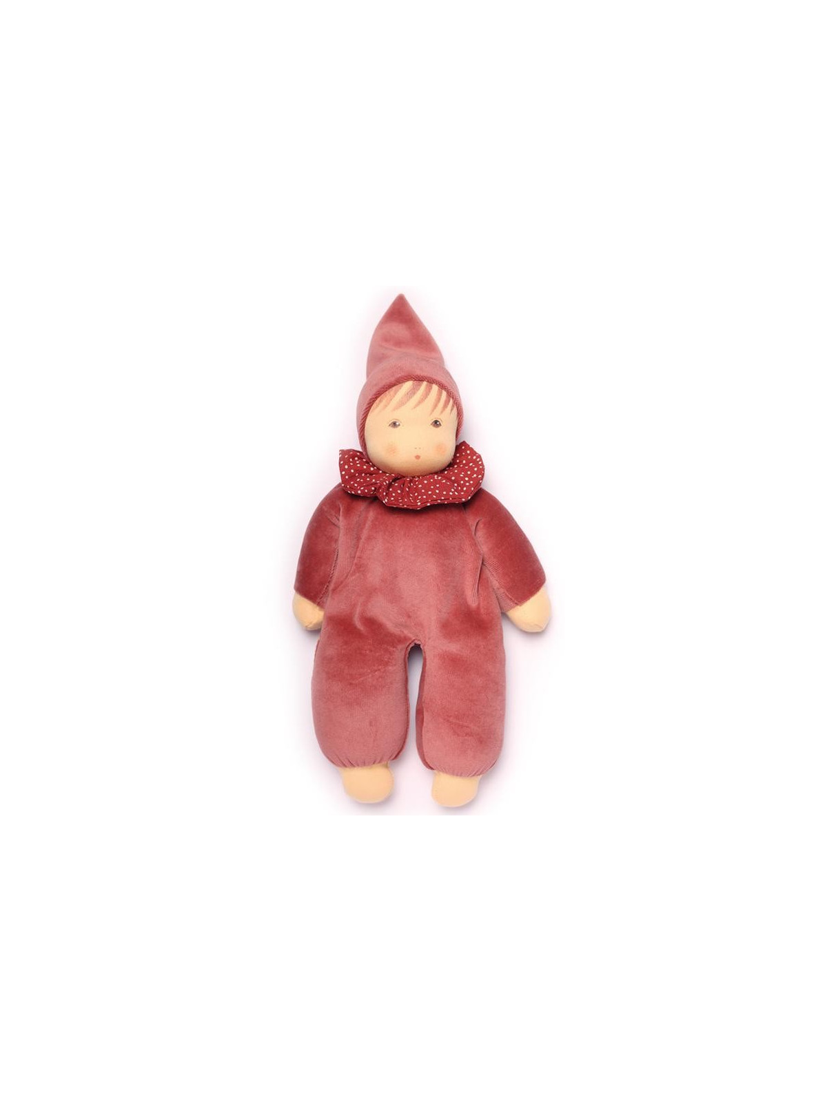 Nanchen Natur - Bio Baby Schmusepuppe "Nani" 30cm, waldgrün