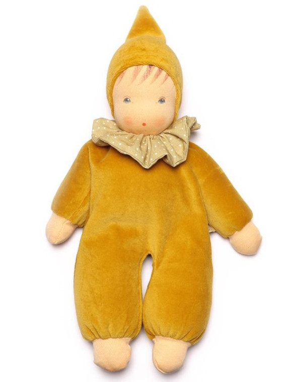 Nanchen Natur - Bio Baby Schmusepuppe "Nani" 30cm, zedernholz