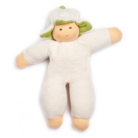 Nanchen Natur - Bio Baby Greifling Blumenfee 18cm, natur