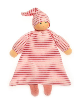 Nanchen Natur - Bio Baby Greifling Betthüpfer 24cm, rot