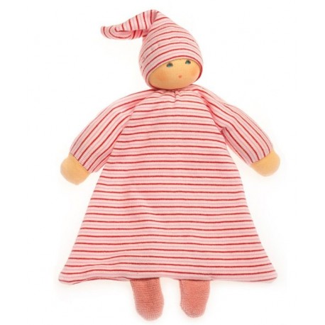 Nanchen Natur - Bio Baby Greifling Betthüpfer 24cm, rot