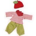Nanchen Natur - Bio Puppenkleidung "Bekleidungsset Äpfelchen", 38cm