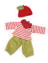 Nanchen Natur - Bio Puppenkleidung "Bekleidungsset Äpfelchen", 38cm