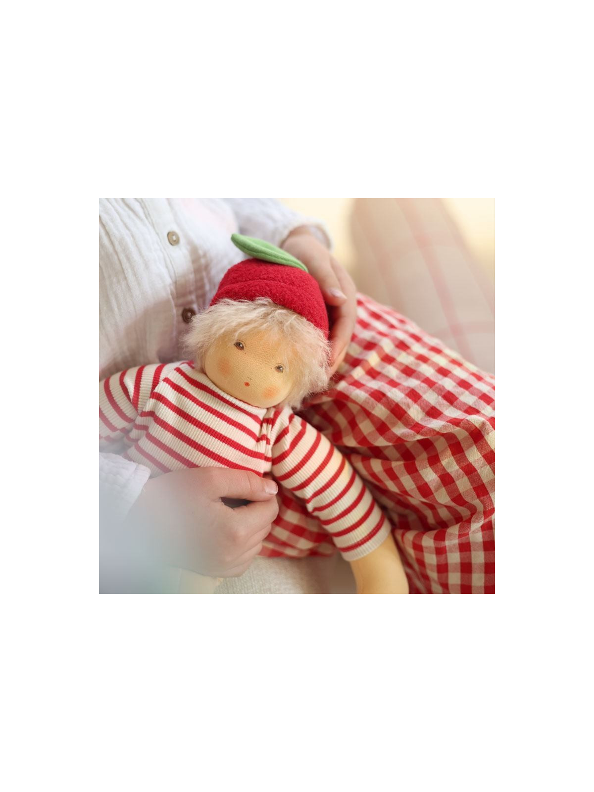 Nanchen Natur - Bio Puppenkleidung "Bekleidungsset Äpfelchen", 38cm