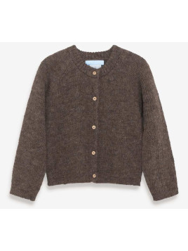 serendipity organics - Bio Kinder Strickjacke, Alpakawolle, pine Cone