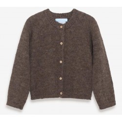 serendipity organics - Bio Kinder Strickjacke, Alpakawolle, pine Cone